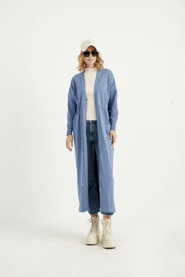 helen merserize hırka indigo