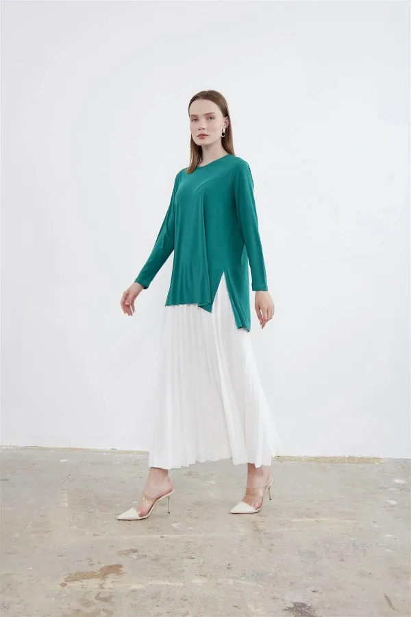 Joyce Basic Tunik BENETTON YEŞİLİ