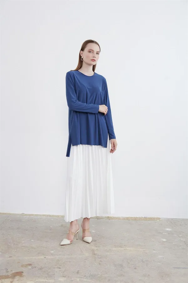 Joyce Basic Tunik İNDİGO